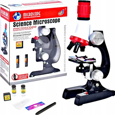 Obrázok produktu pre Detský výukový mikroskop so zväčšením 1200x vrátane príslušenstva NOVINKA &