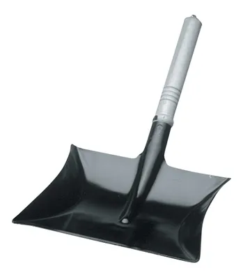 Immagine prodotto di Paletta con manico in legno cappuccio/lama ad anello L220xL230 mm metallo laccato nero