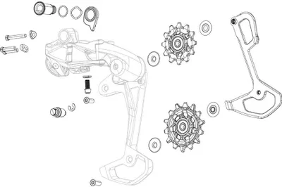 Zdjęcie produktu dla Prowadnica łańcucha SRAM - XXSL/XX/X0 T-TYPE EAGLE AXS