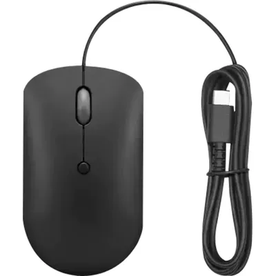 Produktbild von Lenovo GY51D20875 Maus Büro Beidhändig USB Typ-C Optisch 2400 DPI