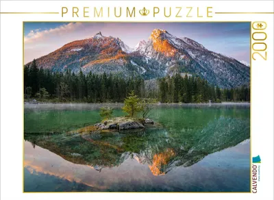 Produktbild von CALVENDO Puzzle Hintersee am Morgen | 2000 Teile Lege-Größe 90x67cm Foto-Puzzle für glückliche Stunden