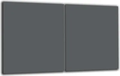 Produktbild von Herdabdeckplatte Abdeckung Glaskeramikfeld Abdeckplatte 2-Teilig 80x52 Grau Schutz