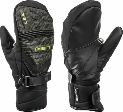 Obrázok produktu pre Lyžiarske rukavice Leki Race Coach C-Tech S Junior Mitt Palčiaky : 7 Veľkosť - Rukavice: 7