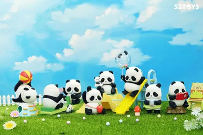 Image de Assortiment de figurines Panda Roll Blind Box pour la maternelle, 7 cm (8)