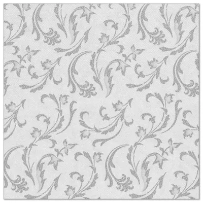 Immagine prodotto di 50 Servietten ROYAL Collection 1/4-Falz 40 cm x 40 cm grau Damascato