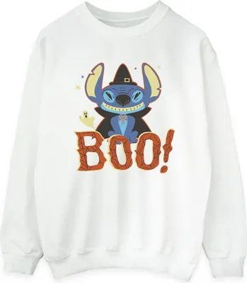 Produktbild von Disney - "Boo!" Sweatshirt für Damen BI23002 (XL) (Weiß)