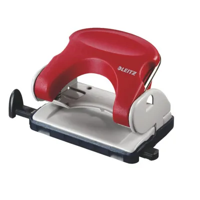 Zdjęcie produktu dla Dziurkacz biurowy Leitz 5038-00-25 5038 NeXXt mały - 16 kartek, czerwony