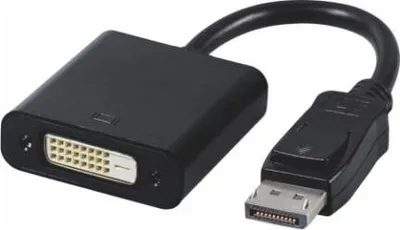 Produktbild von Microconnect DPDVIDA, 0,15 m, DisplayPort, DVI-D, Stecker, Buchse, Nickel