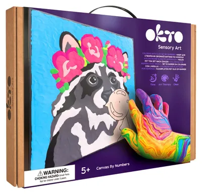 Obrázok produktu pre Penová hlina Okto Raccoon 20002 Viacfarebná 30,5 x 42 x 5 cm
