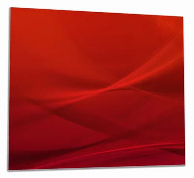 Produktbild von Wallario Herdabdeckplatte aus Glas, Größe 60 x 52 cm 1-teilig, Motiv Abstrakte rotes Muster - roter Stoff