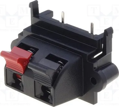 Image de 1 connecteur à sertir traversant, type FE6935, pour haut-parleurs, diamètre 34 mm