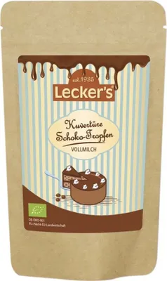 Produktbild von Kuvertüre Schokotropfen - Vollmilch 100g