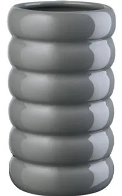Productafbeelding van ASA Selection loopy Vase cool gray Ø 10 cm, H 21 cm