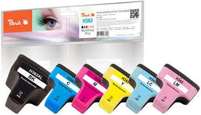 Image de Peach PI300-507 Peach Patrone HP Nr.363XL MultiPackPlus REM,KOM