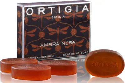 Immagine prodotto di Ortigia Ambra Nera Sapone 40Gx4