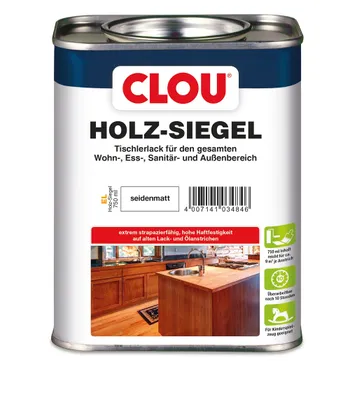 Produktbild von Clou Holz Siegel 750 ml seidenmatt