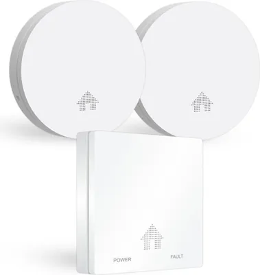 Produktbild von ELRO FF4610: Ultraflaches Brandschutz-Set für Ihr Zuhause mit 10 Jahren Sicherhe