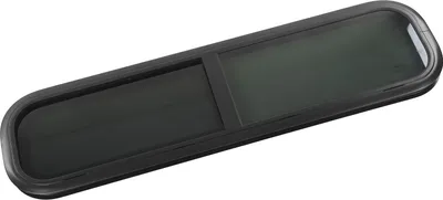 Produktbild von Horizontales Schiebefenster für Wohnmobile, 35,4 x 11,8 Zoll, UV-beständig, mit abnehmbaren Insektennetzen für Wohnwagen, Schwarz, anwendbare Wandstärke: 31 bis 36 mm
