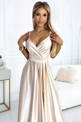 Produktbild von Kleid NUMOCO JULIET 512-3 BEIGE Größe: XL