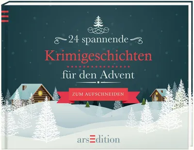 Produktbild von 24 spannende Krimigeschichten für den Advent