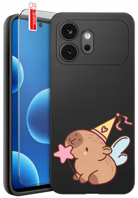 Obrázek produktu pro Pouzdra pro Honor 600 – designy | Matné silikonové pouzdro + tvrzené sklo 9H