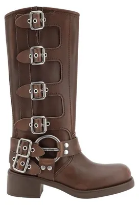Produktbild von Miu Miu Stiefel aus Kalbsleder in Braun