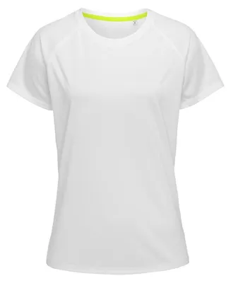 Image de Stedman - T-shirt pour femmes à manches raglan LT848 (S) (blanc)