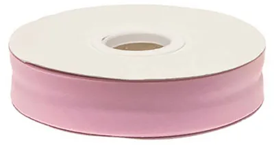 20m Schrägband unifarben 20mm dry rose