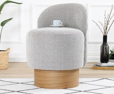Immagine prodotto di Hanah Home, Barren Puf - Grigio, pouf, 50 % COTONE / 50 % LINO, grigio, 47 x 47 x 66 cm
