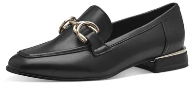 Immagine prodotto di MARCO TOZZI. Scarpe mocassino da donna con tacco, eleganti, vegane, nere (colore: nero), taglia 40 EU