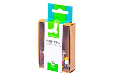 Immagine prodotto di Q-Connect® KF02029 Spilli per lavagna - 25 pezzi assortiti