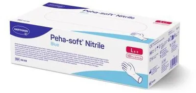 Produktbild von Peha-Soft nitrile blue Unt.Hands.unsteril pf L 100 St