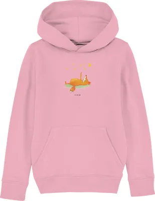 Produktbild von Mr. & Mrs. Panda Kinderpullover Fuchs Sterne 12-14 Jahre (152/164) - Baumwolle Pink - Geschenk, Kapuzenpulli, Kapuzenpullover, Sweater, Sternengucker, Romantik, Mond, Nachts