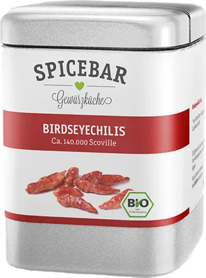 Produktbild von Spicebar Birdseyechilis, ganz, Inhalt 30g