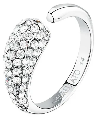 Immagine prodotto di Anello aperto scintillante con cristalli, modello SAYP1401   Diametro: 54 mm