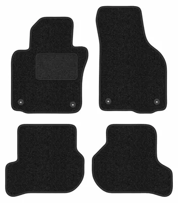Image de Tapis de sol en moquette anthracite pour Volkswagen Golf V 2003-2009 4 pièces