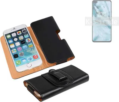 Produktbild von K-S-Trade Schützhülle Handyhülle kompatibel mit OnePlus Nord N10 5G Holster Gürtel Tasche Schutzhülle Handy-Tasche Smartphone Case Seitentasche