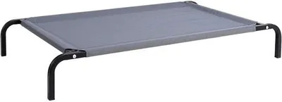 Productafbeelding van Famanu Hondenbed voor buiten, verhoogd model, 114x76 cm - Grijs