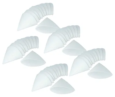 Produktbild von vhbw 50x Kegelfilter für Lüftungsanlage z.B. kompatibel mit Zehnder - Abluftfilter G4 / ISO Coarse 60%, DN 125 Weiß