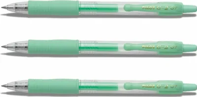 Produktbild von Pilot G2-07 Gelschreiber Pastellgrün - 3er-Set