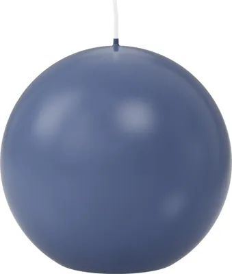 Produktbild von Kugelkerzen Grau-Blau Ø 100 mm, 6 Stück