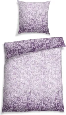 Produktbild von Schiesser Bettwäscheset Claire - Renforcé - 2-teilig - 135 x 200 cm - Lila