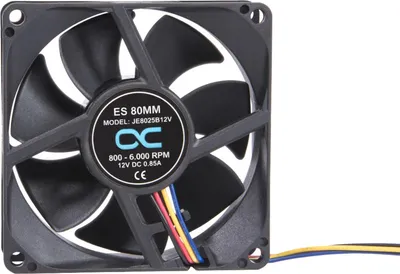 Obrázok produktu pre Alphacool 24829, Ventilátor, 8 cm, 1000 ot/min, 6000 ot/min, 130,83 m³/h, Čierna