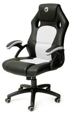 Immagine prodotto di NACON PCCH-310 Sedia da gioco universale Seduta imbottita Nero, Bianco