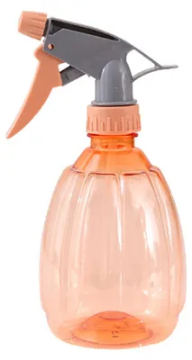 Produktbild von Sprühflasche aus Kunststoff, 500 ml, verstellbare Düse, Auslösegriff, Wasser zum Bewässern von Pflanzen, Orange