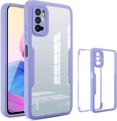 Image de Etui Redmi Note 10 5G, protection complète à 360° avec protecteur d'écran intégré pour Xiaomi Redmi Note 10 5G Violet