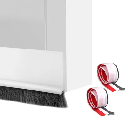 Immagine prodotto di Guarnizione per porte e finestre con spazzola, 100 cm, confezione da 2 pezzi