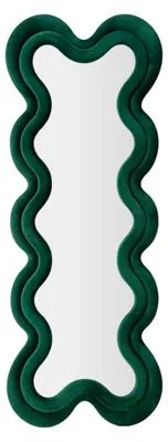 Immagine prodotto di FURNLUX Specchio da parete Monica, verde, 58 cm / Colore principale: verde / Dimensioni: 58 x 160 x 4 cm