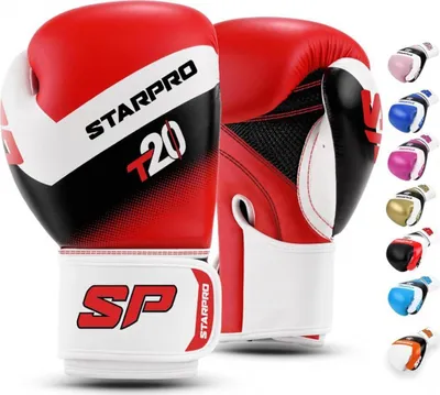 Produktbild von Starpro Boxhandschuhe (12oz) für Harte Schläge & schnelles K.O. - Boxhandschuhe Männer, Boxhandschuhe Damen, Box Handschuh Herren Set, Boxen Sport, Box Training, Box Handschuhe, Boxing Gloves