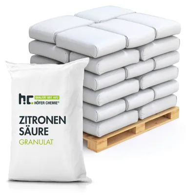 Produktbild von 40x 25 kg Zitronensäure Granulat